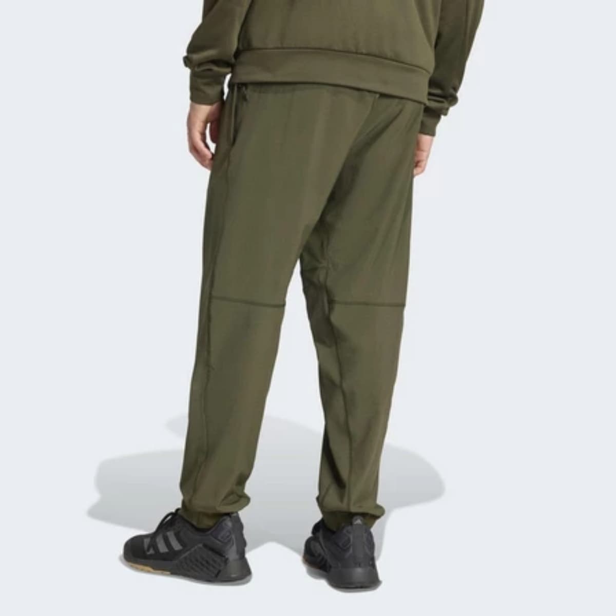 Adidas Essential Woven Trainingsbroek Heren Donkergroen Xl thumbnail 4