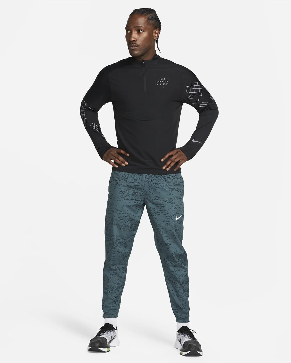 Nike Dri-fit Run Division Trainingsbroek Heren Blauw Dessin Xl thumbnail 2