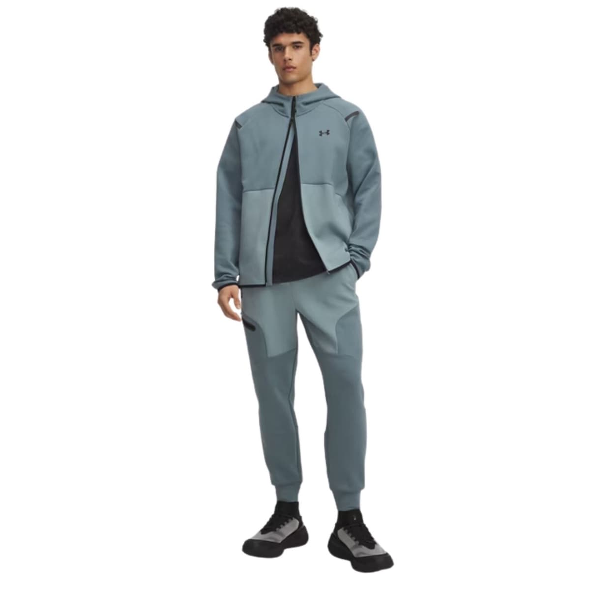 Under Armour Unstoppable Fleece Joggingbroek Heren Blauw L thumbnail 3