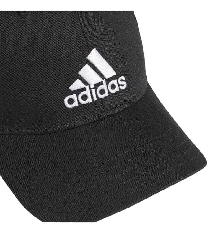 Adidas Cotton Twill Baseball Sport Caps Zwart Sr. thumbnail 2