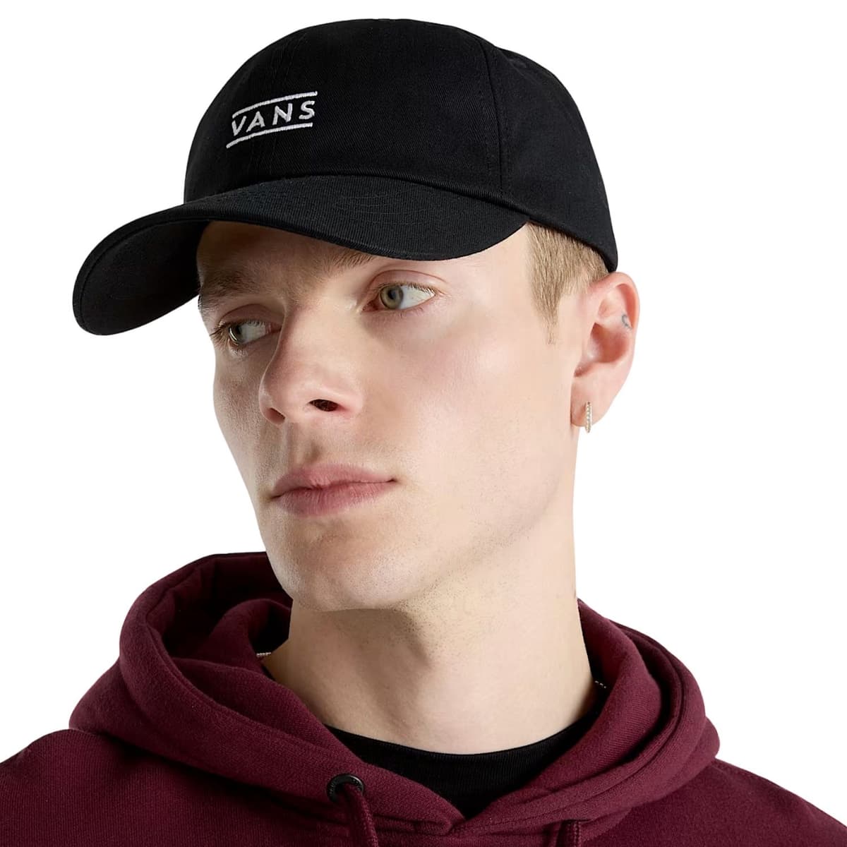 Vans Half Box Curved Bill Jockey Sport Caps Zwart 1