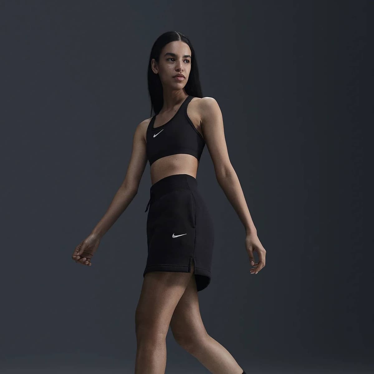 Nike Dri-fit Swoosh Sport Bh Zwart S/36 thumbnail 4