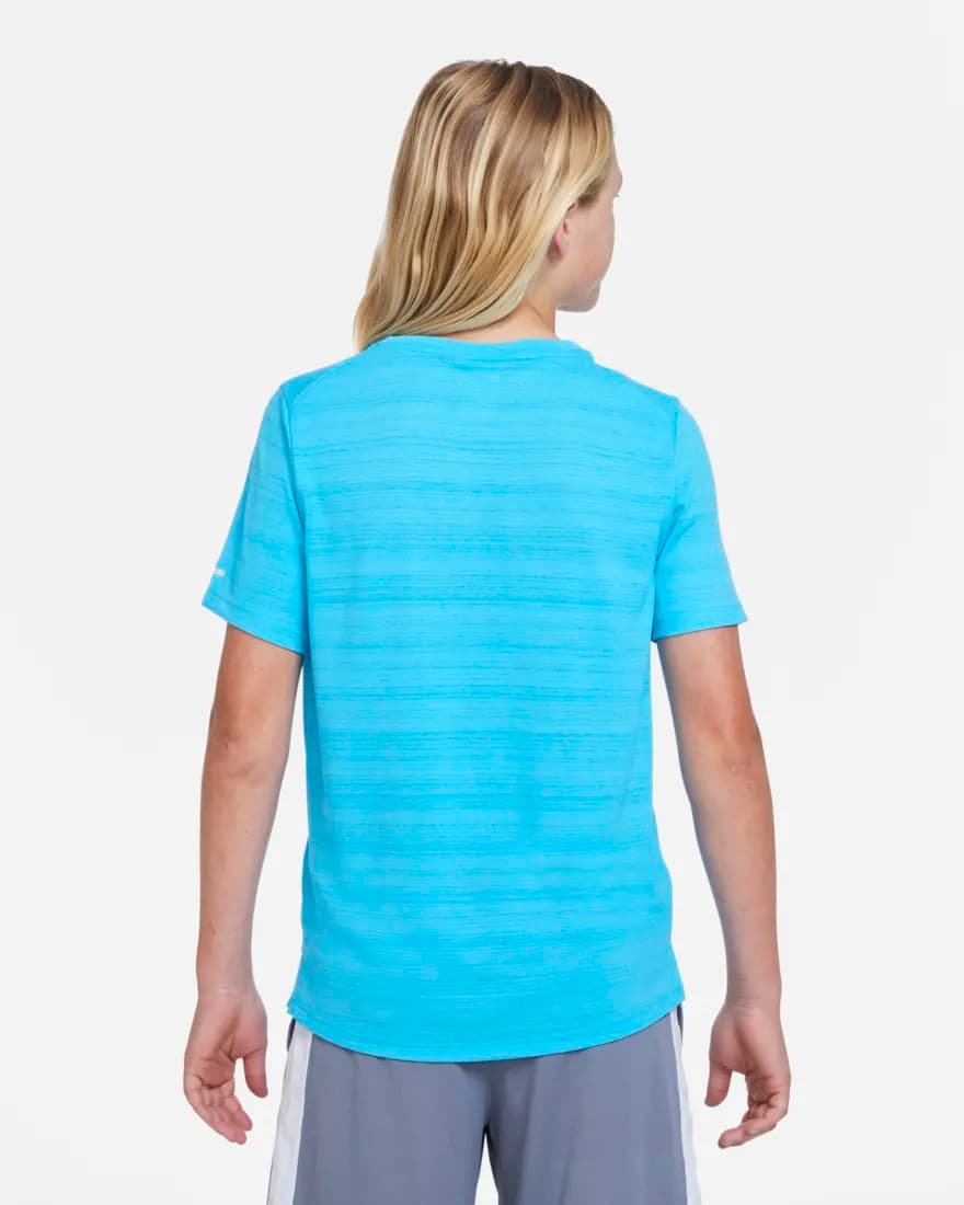 Nike Dri-fit Miller Big Kids Sportshirt Jongens Blauw 140 thumbnail 5