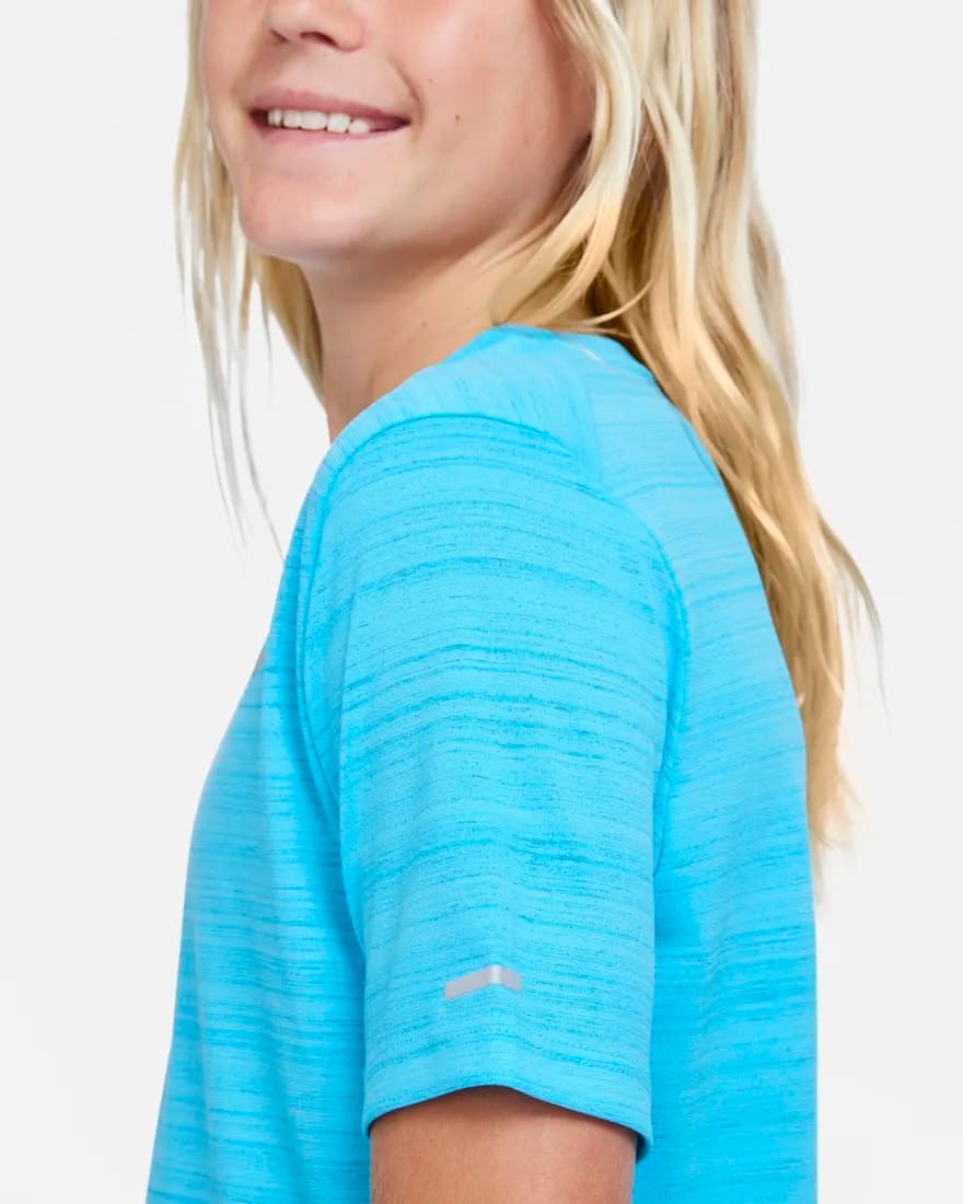 Nike Dri-fit Miller Big Kids Sportshirt Jongens Blauw 140 thumbnail 3