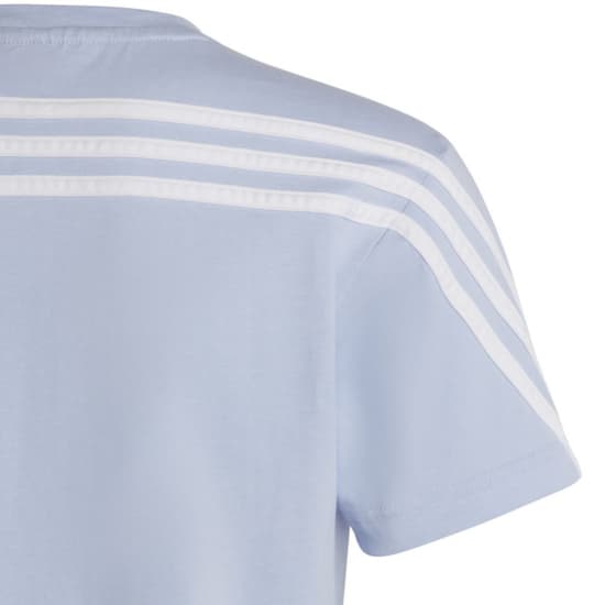 Adidas U Fi 3s T Sportshirt Jongens Blauw 140 thumbnail 3