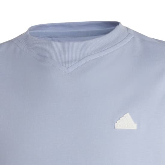 Adidas U Fi 3s T Sportshirt Jongens Blauw 140 thumbnail 2