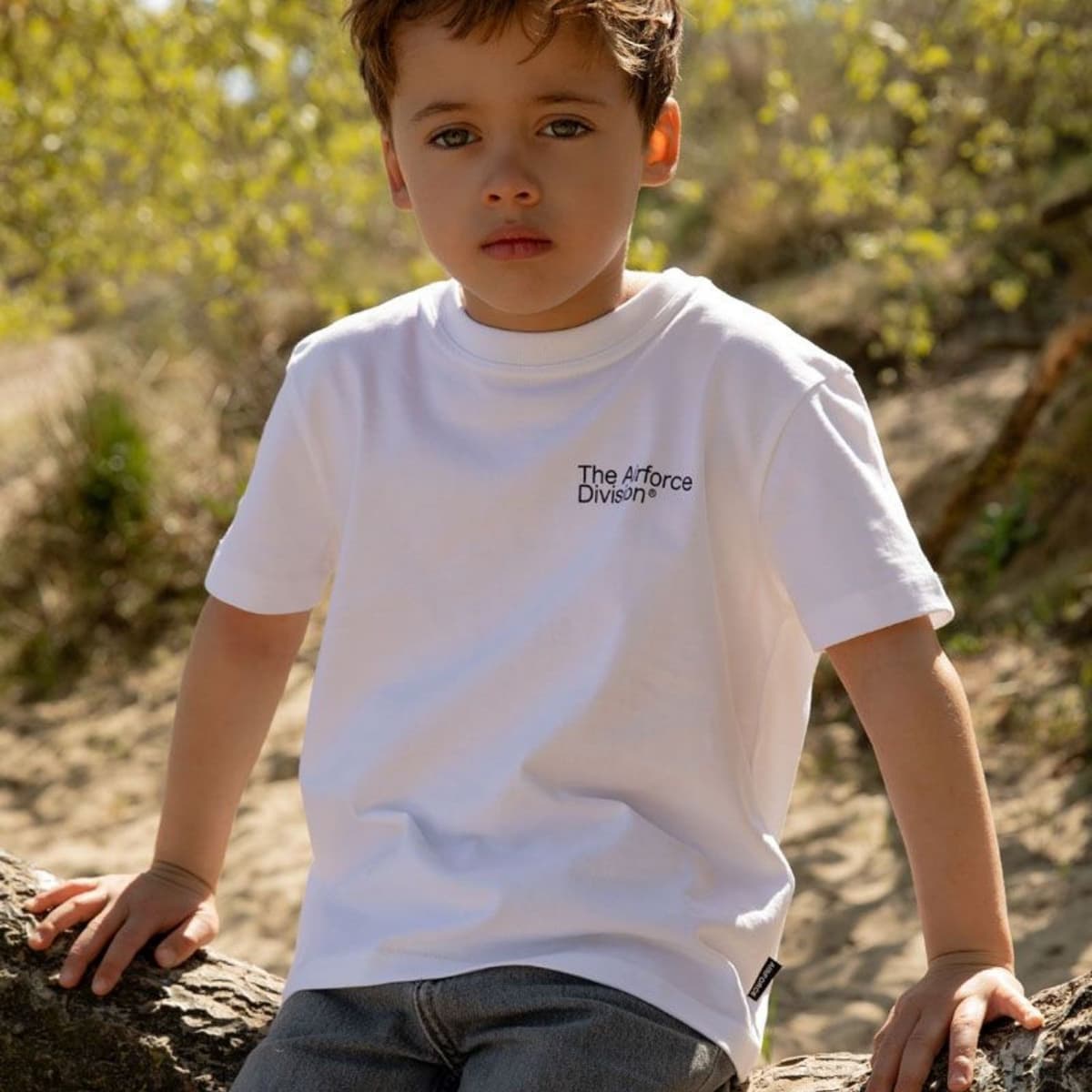 Airforce Division Casual T-shirt Jongens Wit 164 thumbnail 2