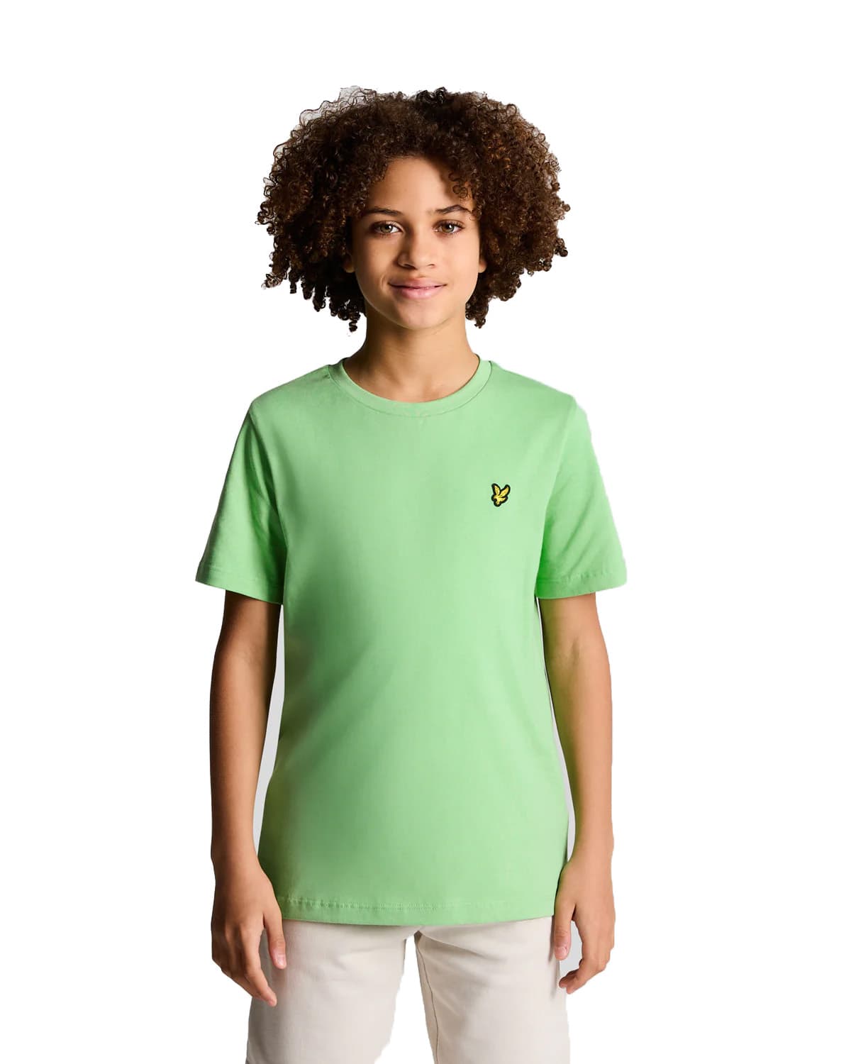 Lyle And Scott Plain Casual T-shirt Jongens Groen 170-176 thumbnail 3