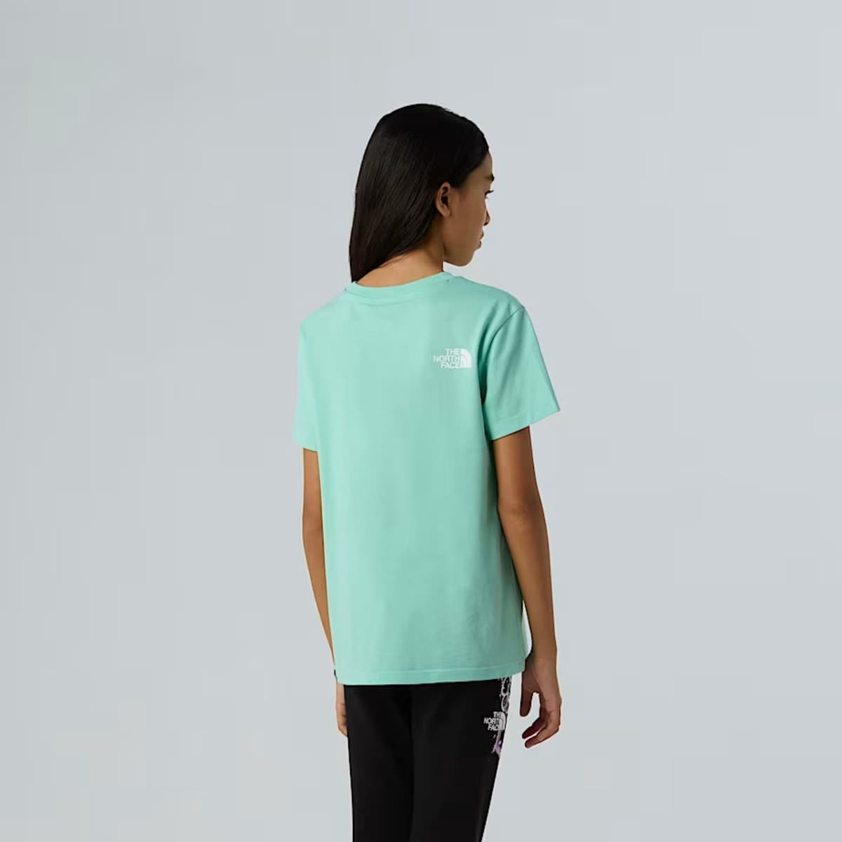 The North Face S/s Simple Dome Casual T-shirt Jongens Lime Groen 152 thumbnail 2