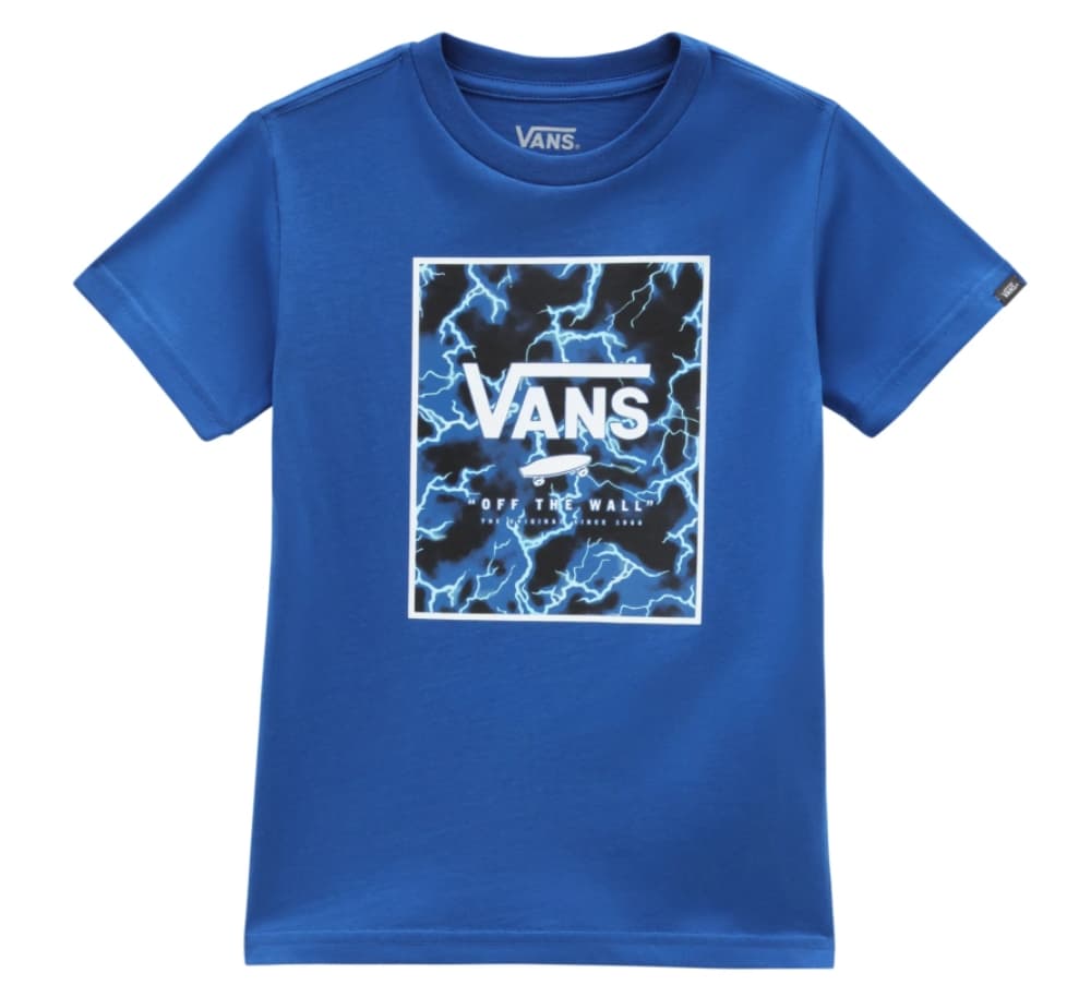 Vans Print Box Casual T-shirt Jongens Blauw 140