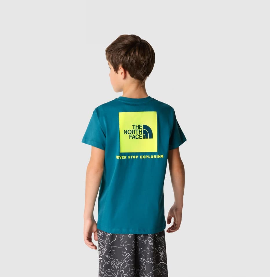 The North Face S/s Redbox Casual T-shirt Jongens Donkerblauw 140 thumbnail 2