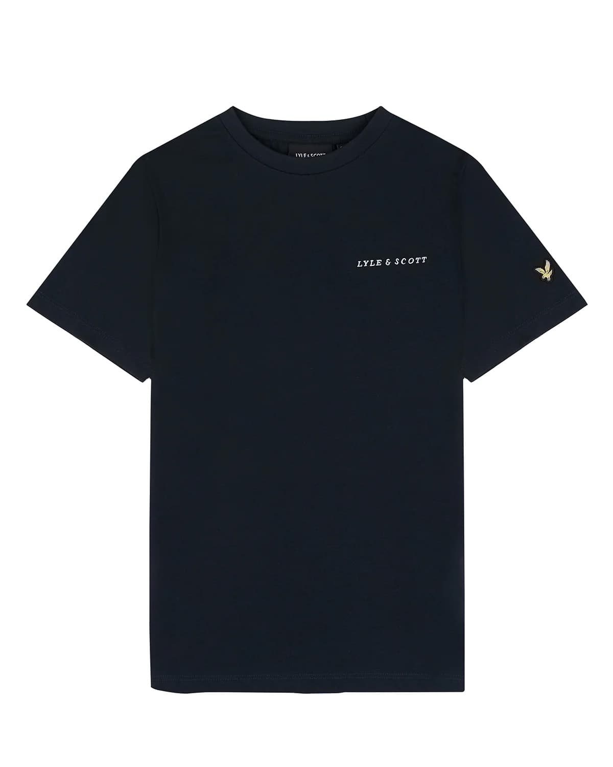 Lyle And Scott Script Embroidered Casual T-shirt Jongens Donkerblauw 134-140
