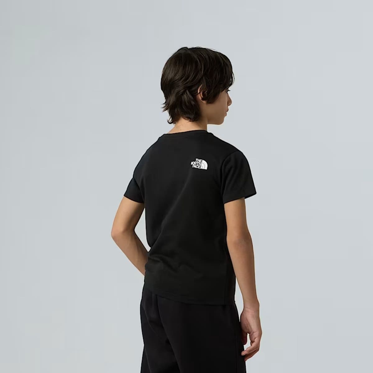 The North Face Simple Dome Casual T-shirt Jongens Zwart 140 thumbnail 3