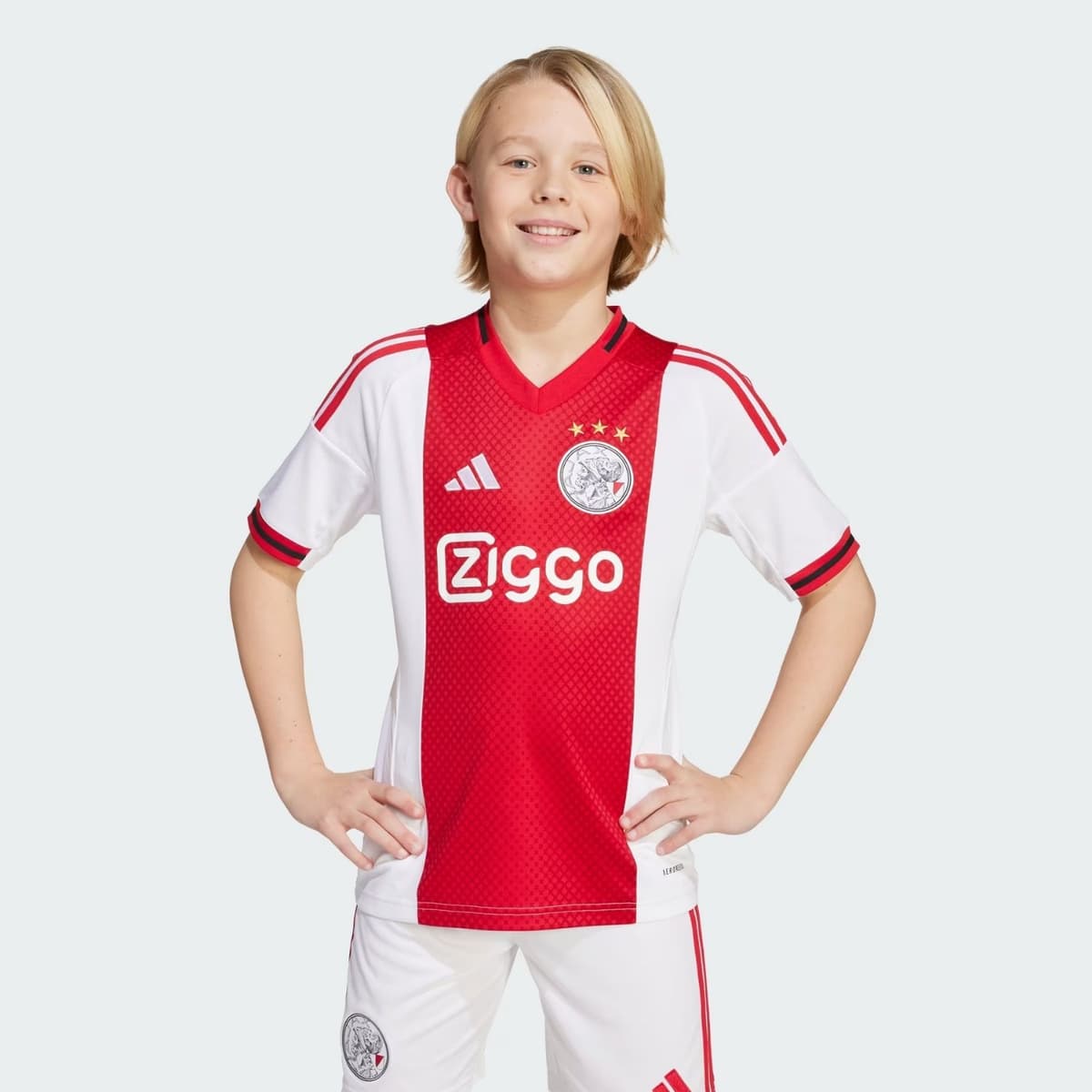 Adidas Ajax Thuis 25/26 Voetbalshirt Junior Wit 140 thumbnail 6