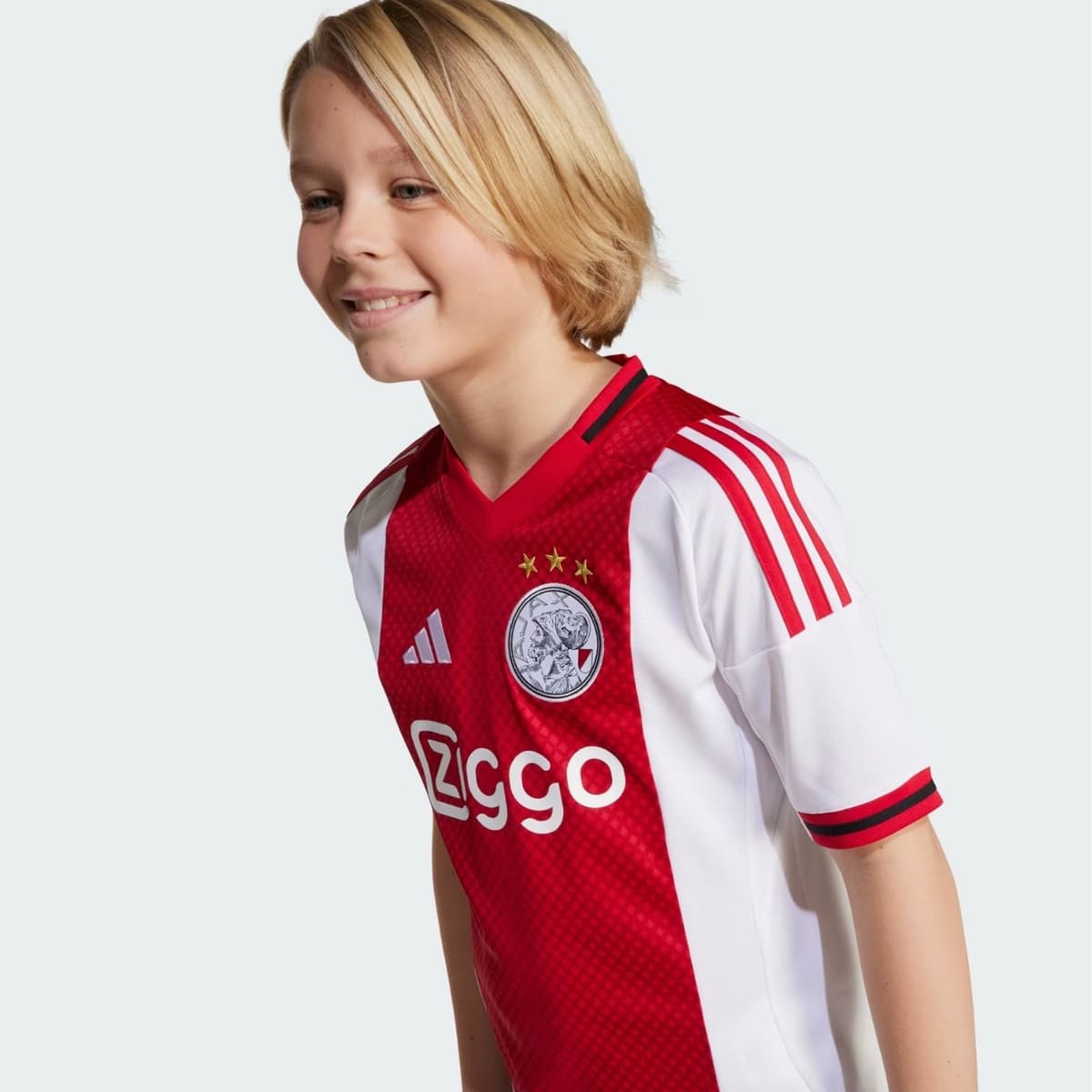 Adidas Ajax Thuis 25/26 Voetbalshirt Junior Wit 140 thumbnail 4