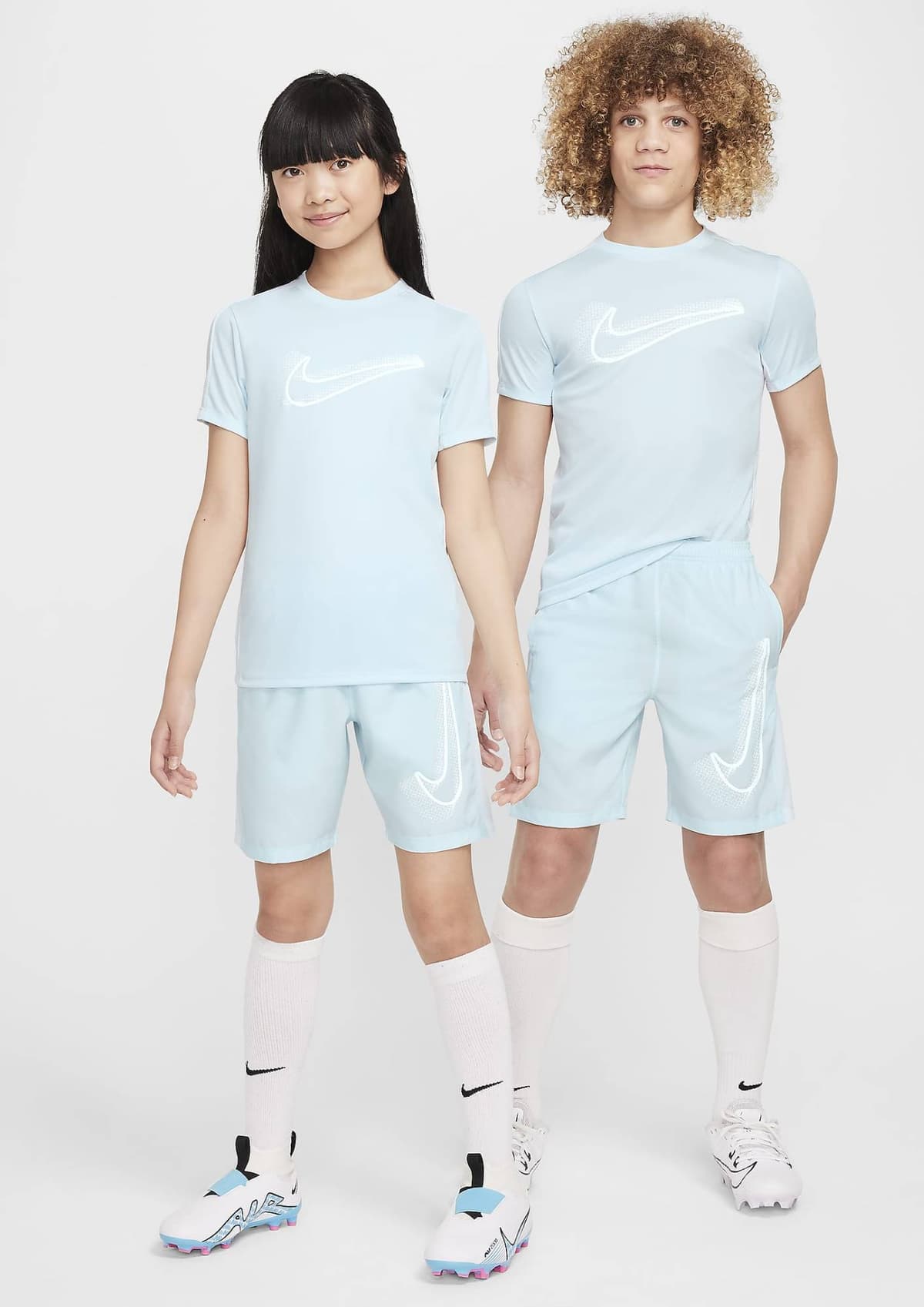 Nike Academy 23 Dri-fit Voetbalshirt Junior Blauw 128 thumbnail 2
