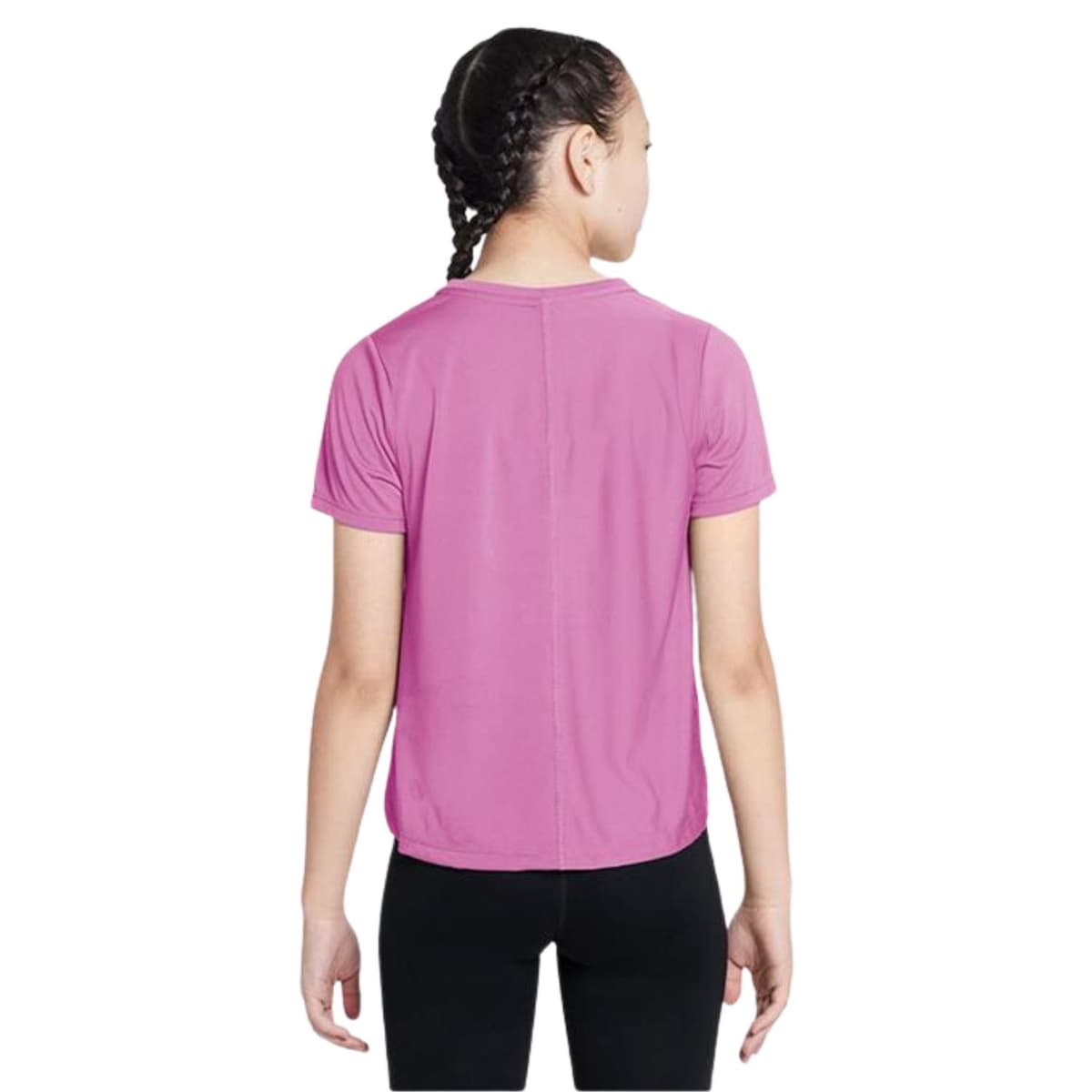 Nike One Sportshirt Meisjes Roze 152 thumbnail 3