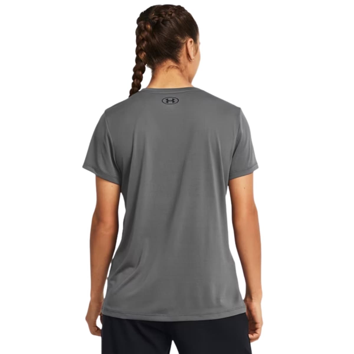 Under Armour Tech V-neck Sportshirt Dames Grijs Xl/42 thumbnail 4