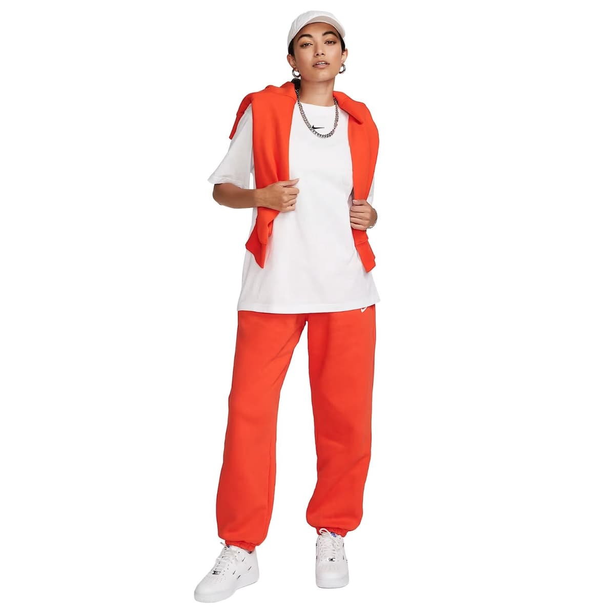 Nike Sportswear Sportshirt Dames Wit M/38 thumbnail 2