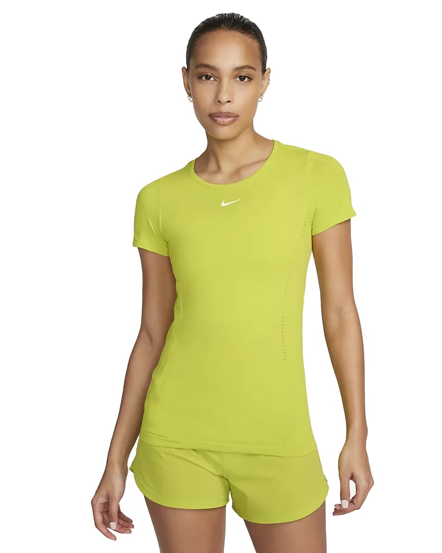 Nike Dri-fit Adv Aura Sportshirt Dames Groen S/36