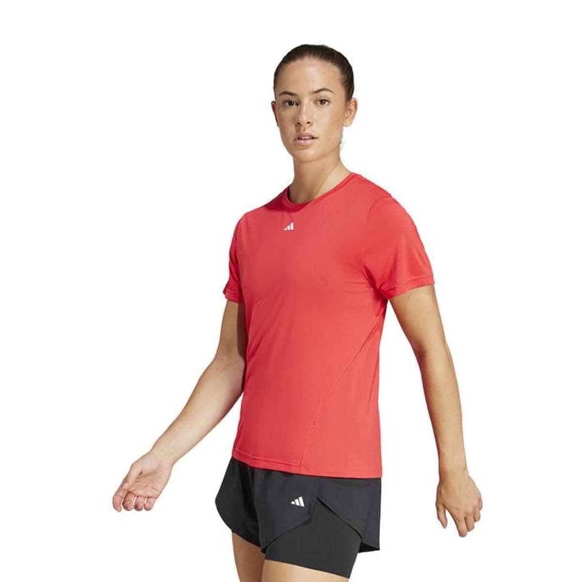 Adidas Wtr D4t T Sportshirt Dames Rood S/36