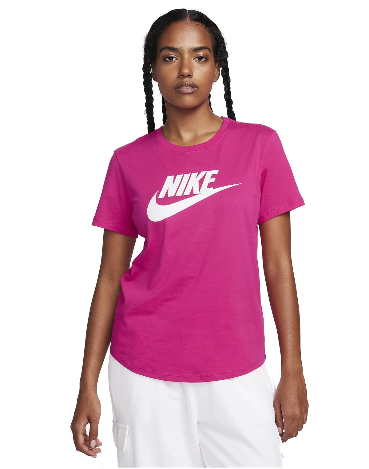 Nike Essential Sportshirt Dames Pink L/40.