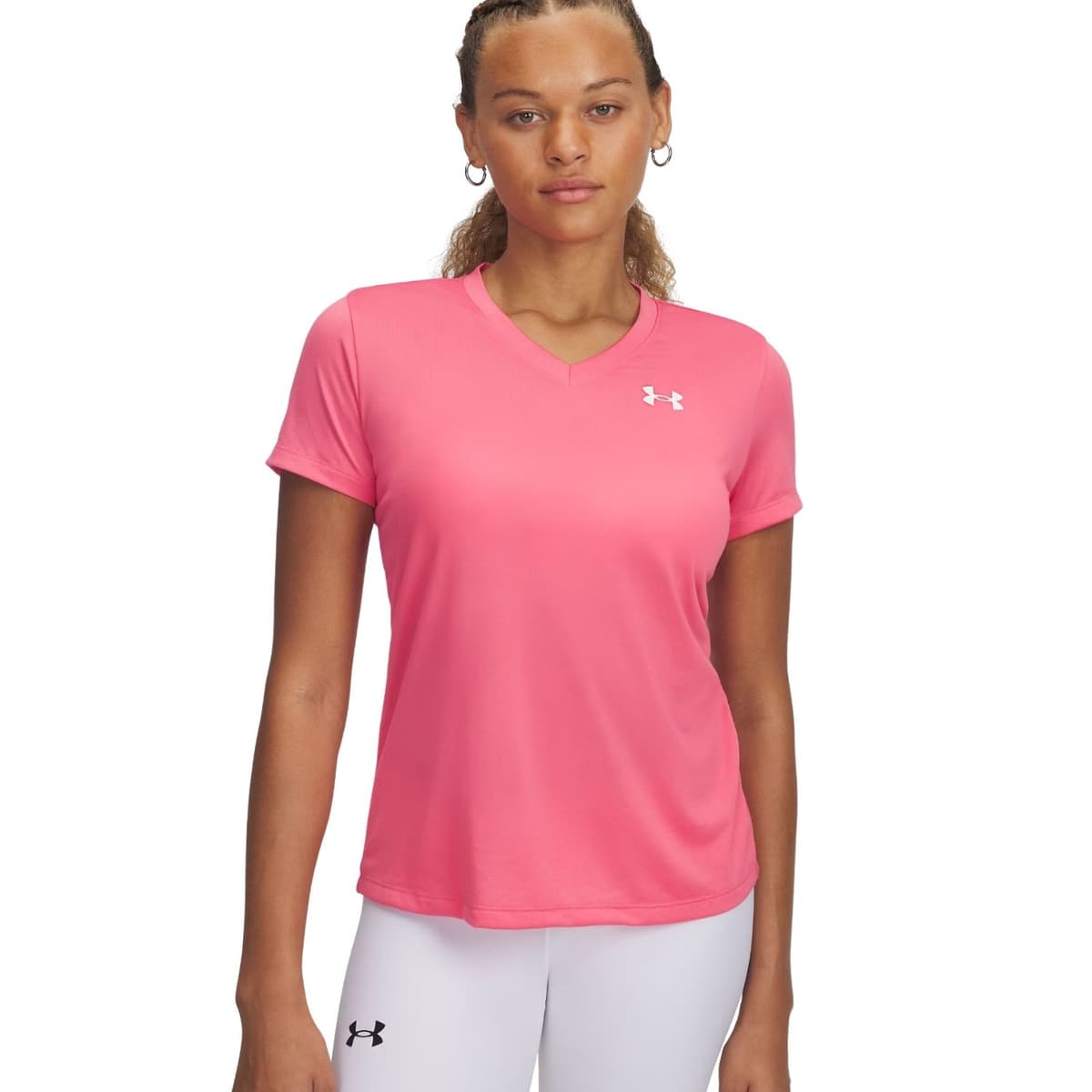 Under Armour Tech Ssv Sportshirt Dames Pink S/36