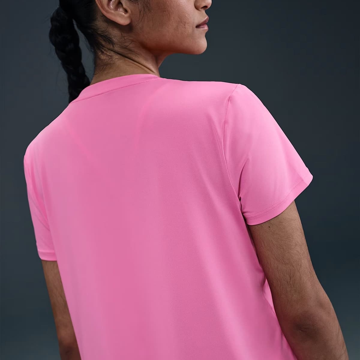 Nike One Classic Sportshirt Dames Pink M/38 thumbnail 5