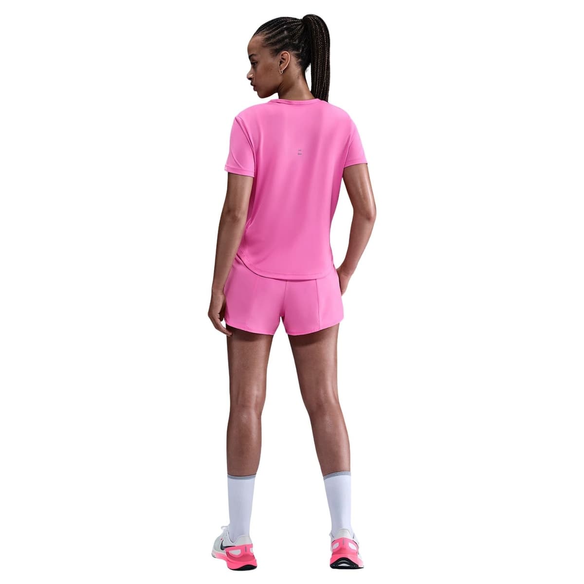 Nike Tempo Swoosh Sportshirt Dames Pink L/40 thumbnail 2
