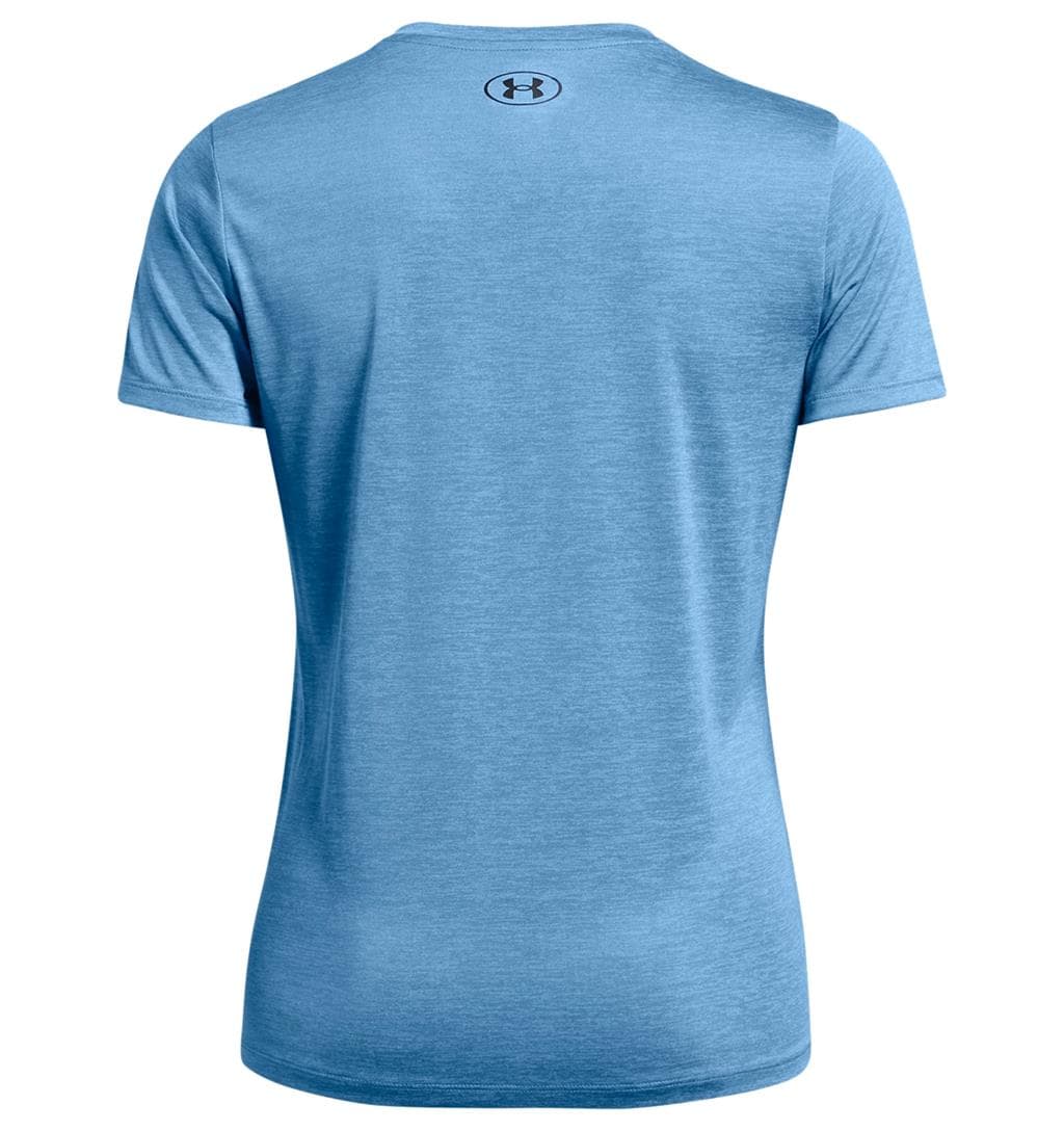Under Armour Tech Twist V-neck Sportshirt Dames Blauw Xs/34 thumbnail 3