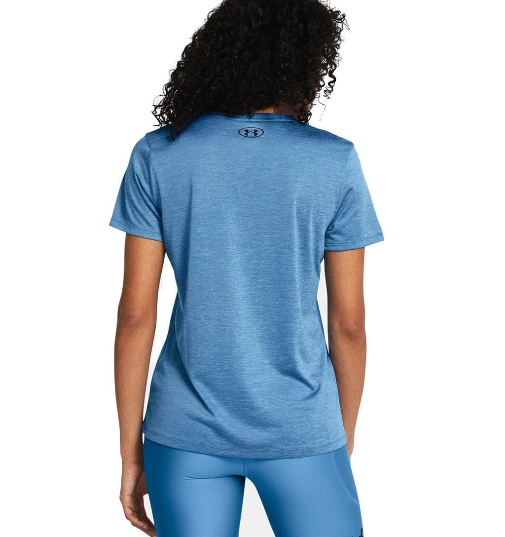 Under Armour Tech Twist V-neck Sportshirt Dames Blauw Xs/34 thumbnail 2
