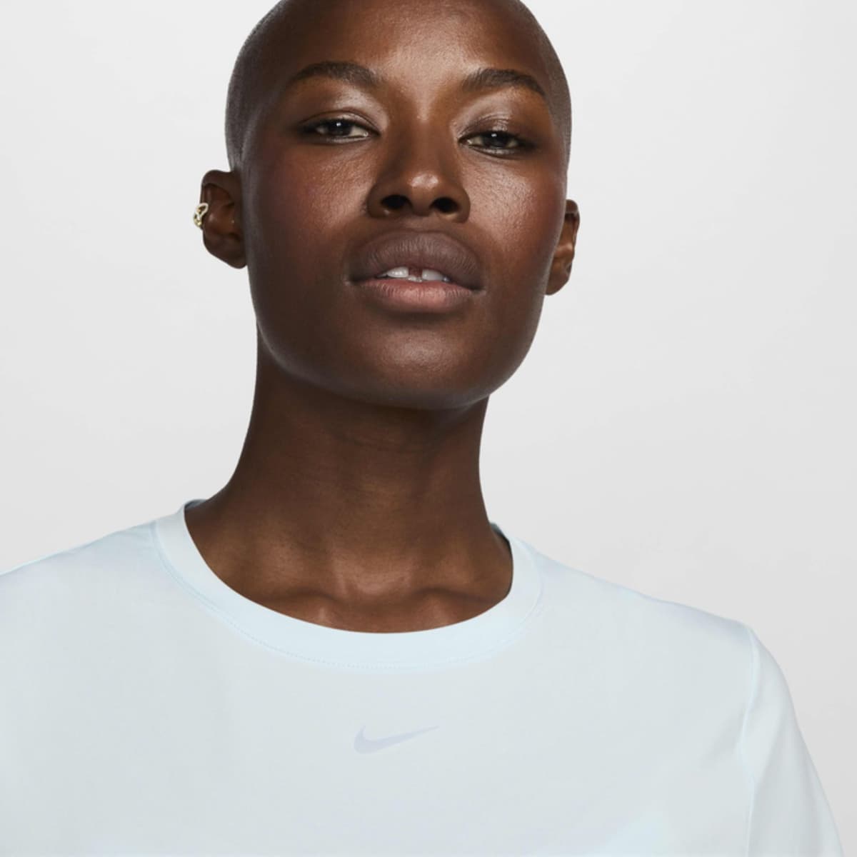 Nike One Classic Dri-fit Sportshirt Dames Blauw M/38. thumbnail 3