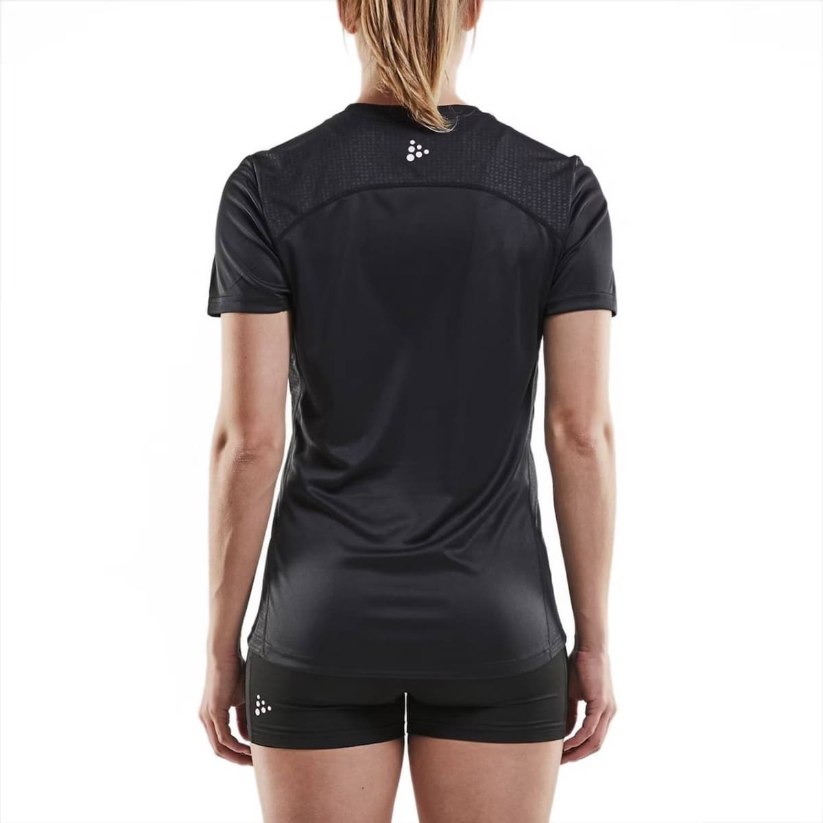 Craft Rush Ss Sportshirt Dames Zwart Xl/42 thumbnail 2
