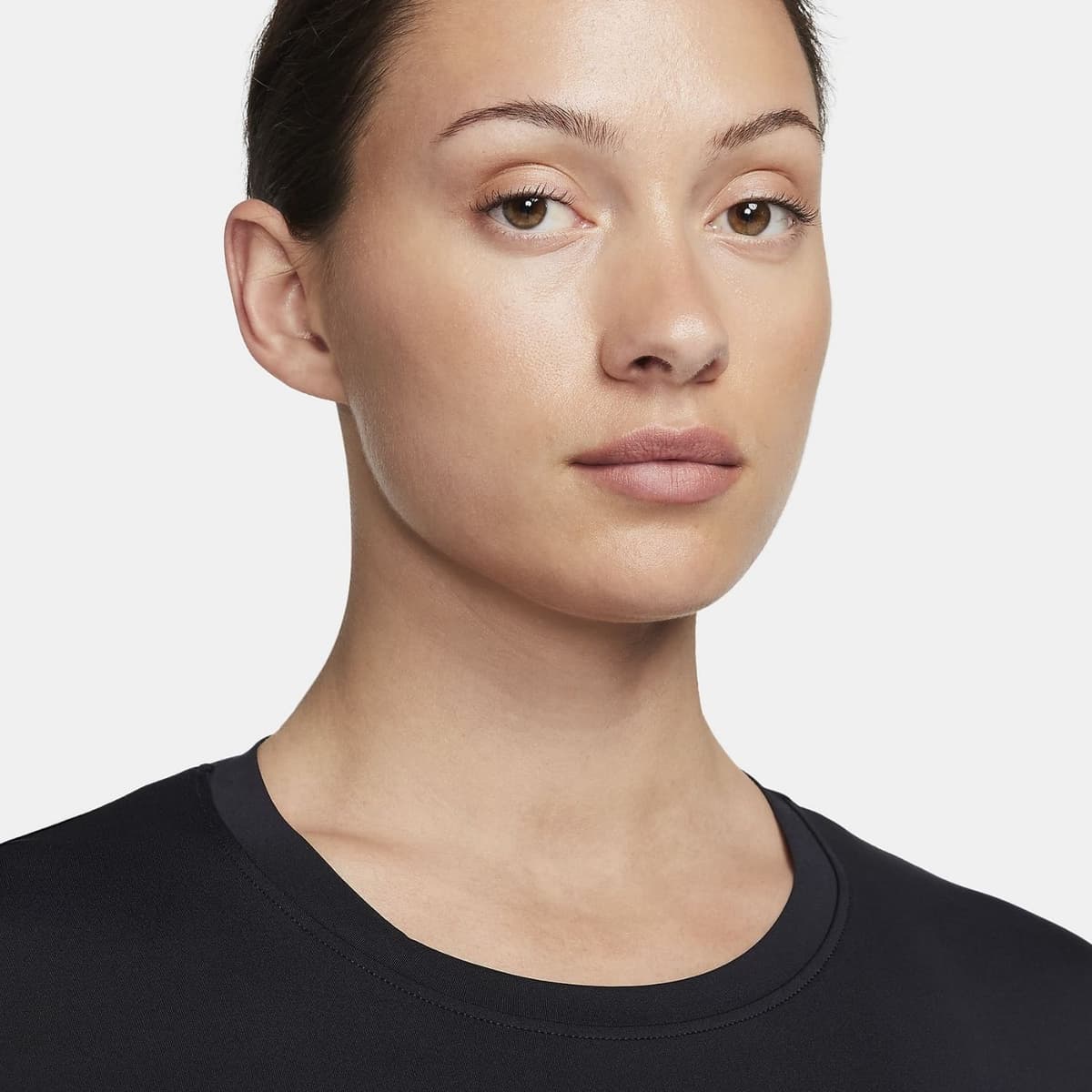 Nike One Classic Dri-fit Sportshirt Dames Zwart Xl/42. thumbnail 2