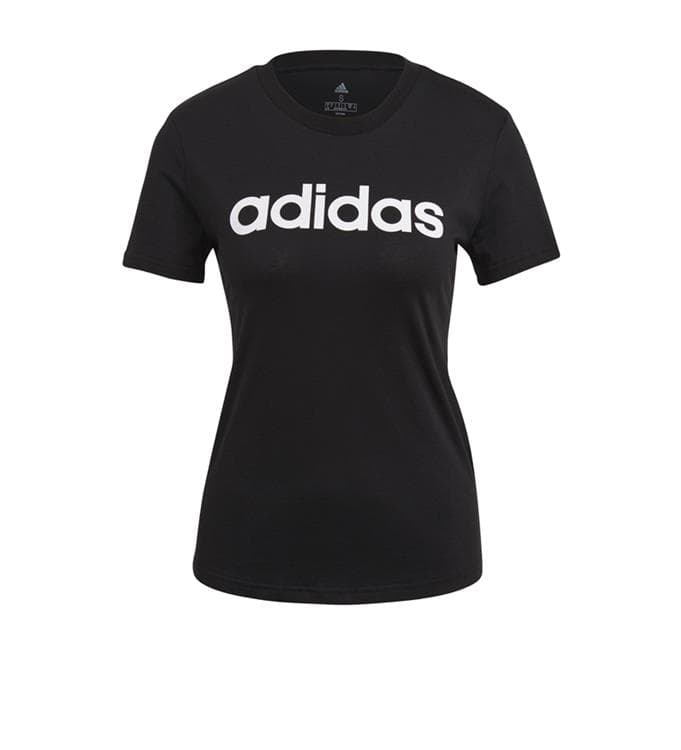 Adidas Loungewear Essentials Logo Sportshirt Dames Zwart M thumbnail 5