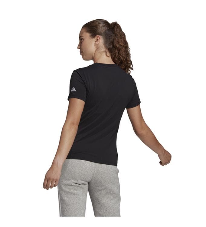 Adidas Loungewear Essentials Logo Sportshirt Dames Zwart M thumbnail 4