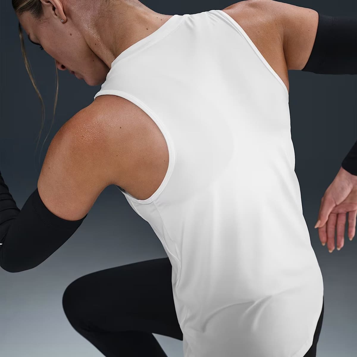 Nike One Classic Singlet Dames Wit L/40 thumbnail 5