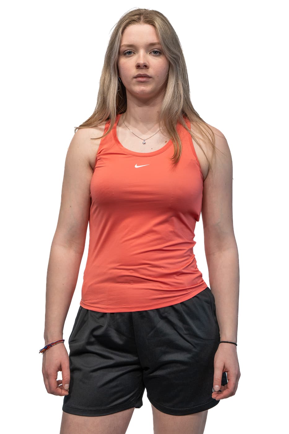 Nike Dri-fit One Singlet Dames Koraal Xs/34 thumbnail 5