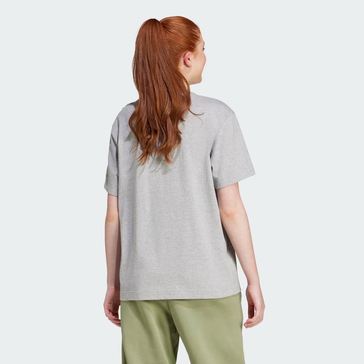 Adidas All Szn Loose Casaul T-shirt Dames Grijs M/38 thumbnail 4