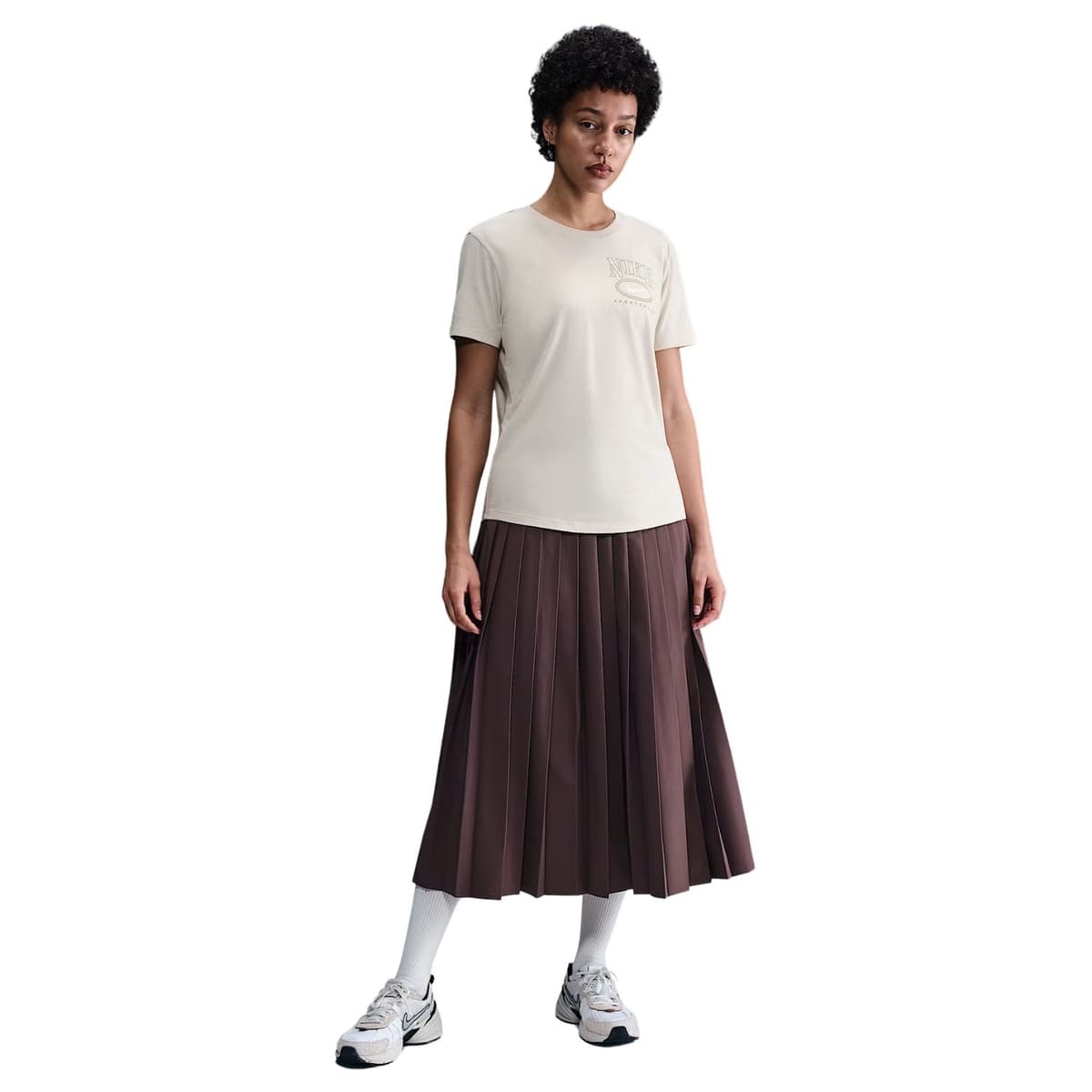 Nike Sportswear Club Casaul T-shirt Dames Wit M/38 thumbnail 5