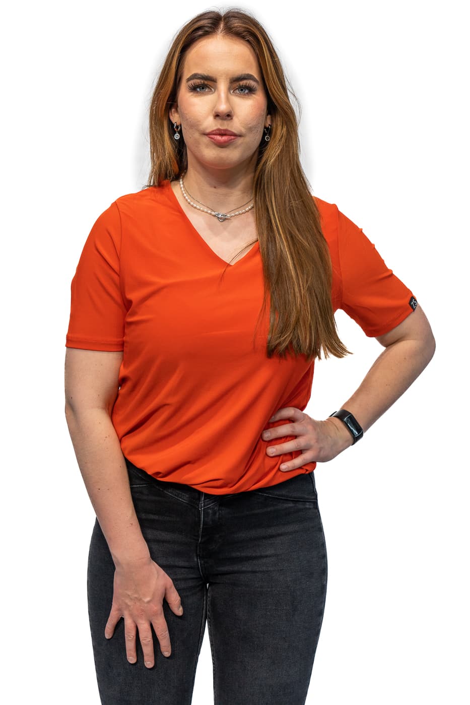 Zoso Josine Casaul T-shirt Dames Rood M/38