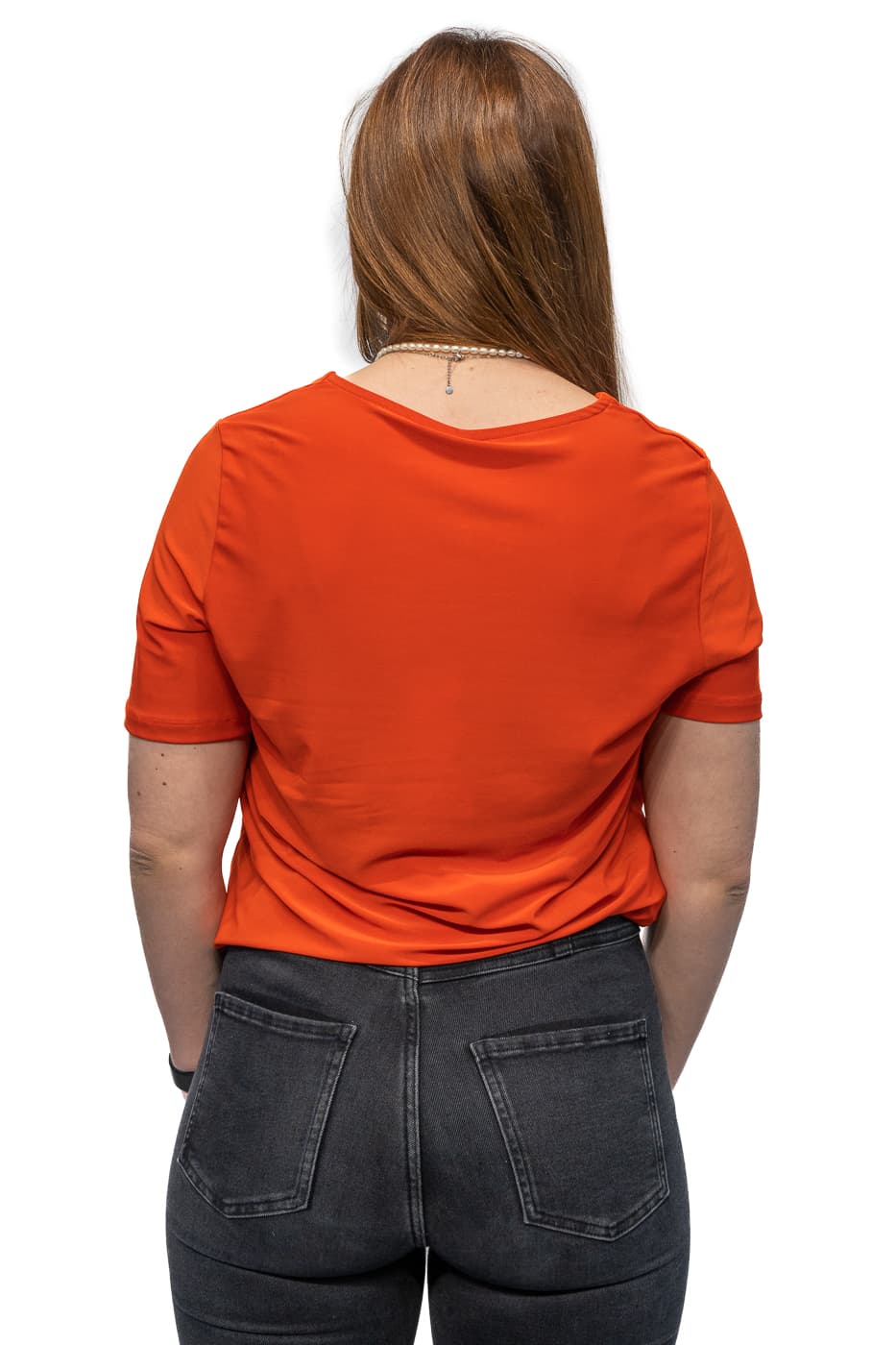 Zoso Josine Casaul T-shirt Dames Rood M/38 thumbnail 4