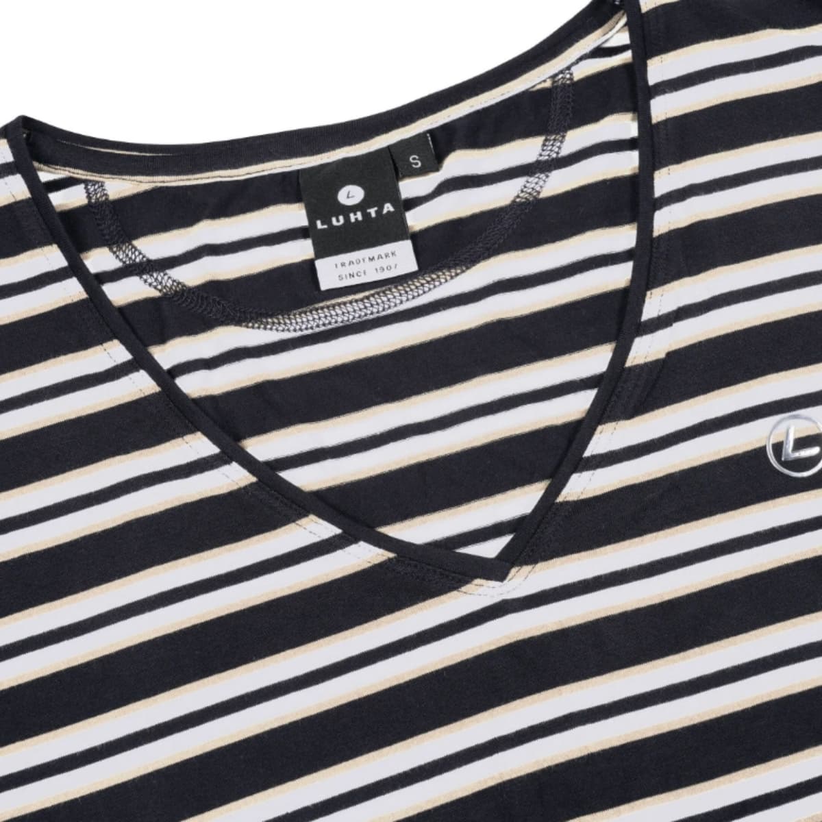 Luhta Kivihaka Casaul T-shirt Dames Donkerblauw 2xl/44 thumbnail 3