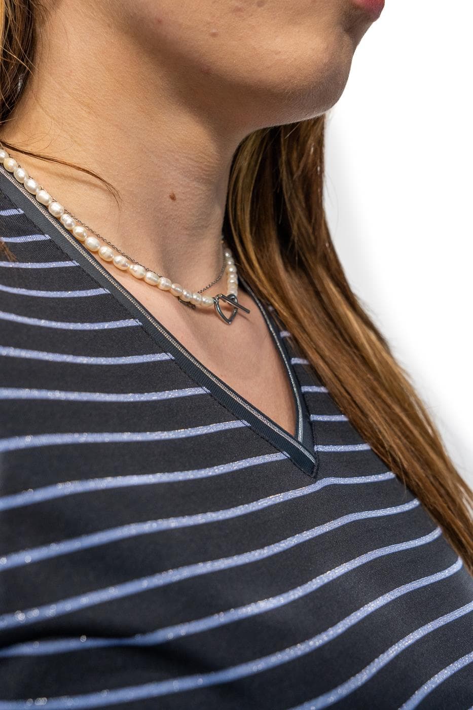 Luhta Holttila Casaul T-shirt Dames Donkerblauw M/38 thumbnail 2