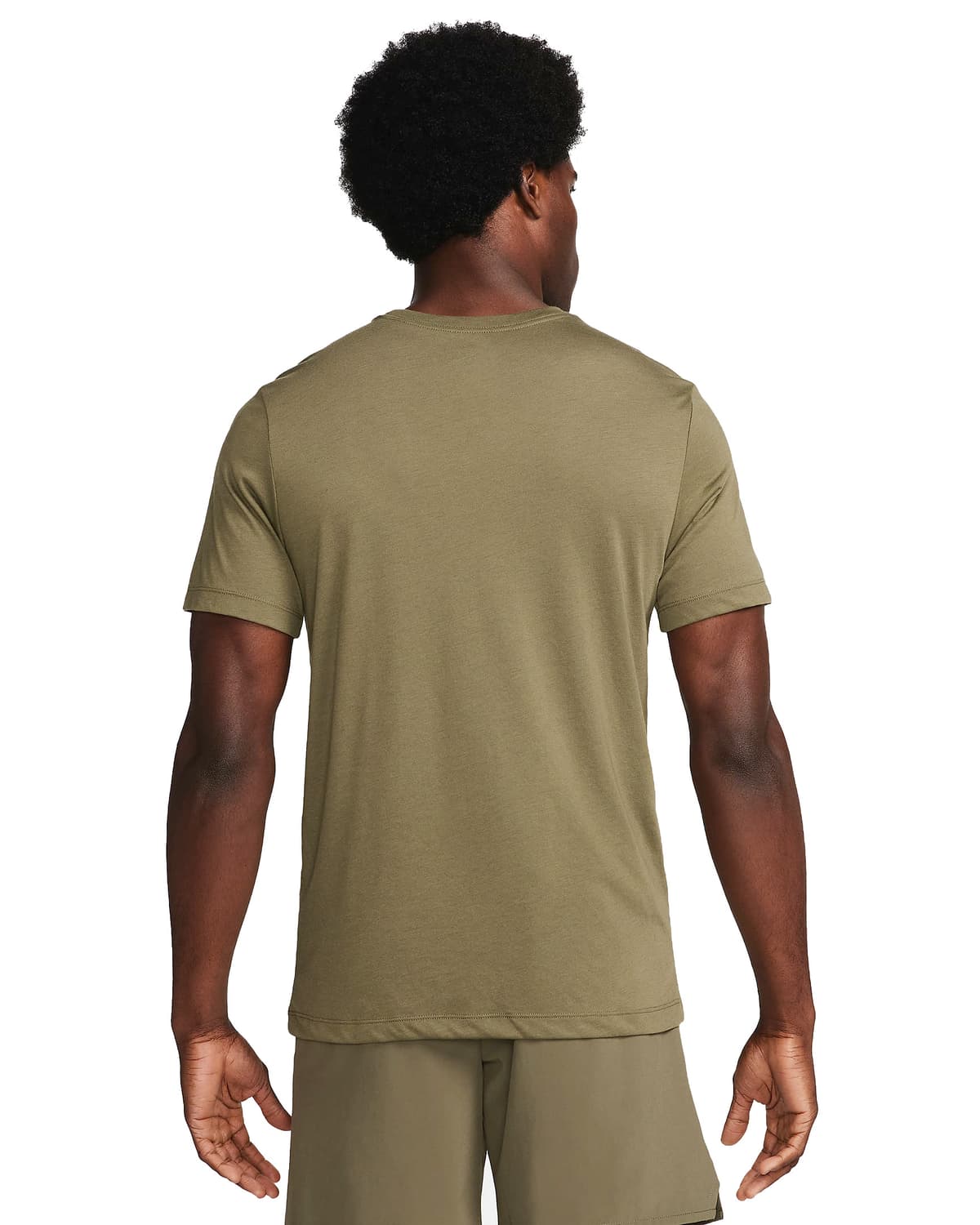 Nike Dri-fit Fitness Sportshirt Heren Donkergroen M thumbnail 4