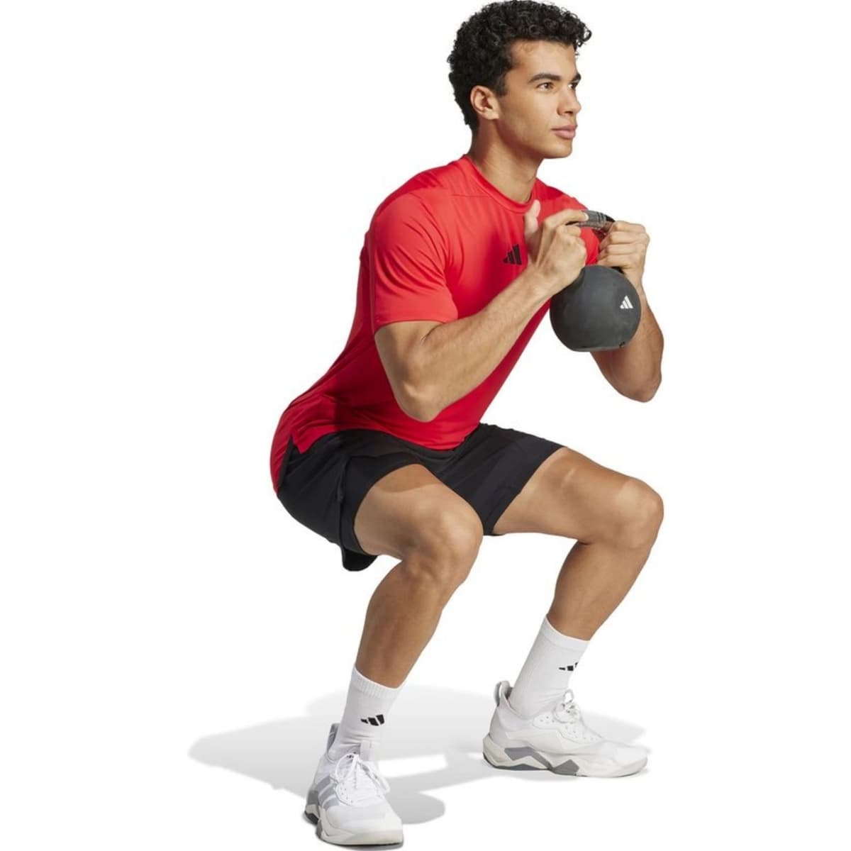 Adidas D4t Sportshirt Heren Rood Xl thumbnail 3