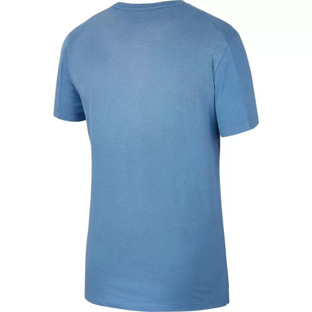 Nike Nike Pro Mens Short-sleeve Top Sportshirt Heren Blauw S thumbnail 2