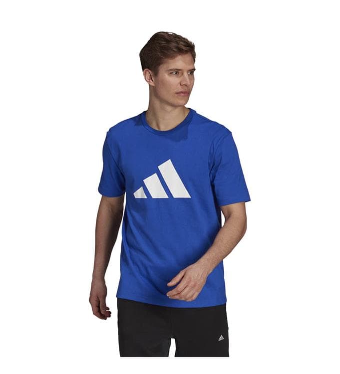 Adidas M Fi 3b Sportshirt Heren Blauw M thumbnail 5
