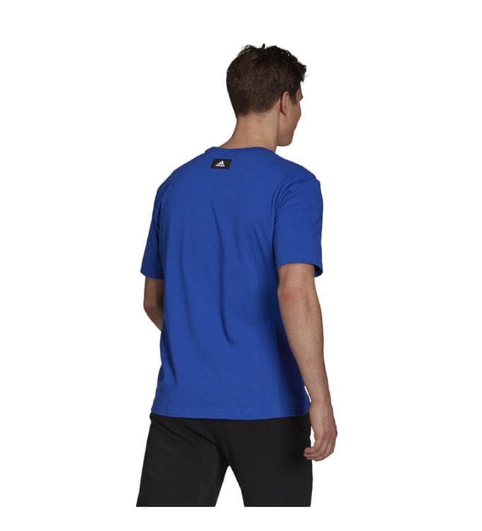 Adidas M Fi 3b Sportshirt Heren Blauw M thumbnail 4