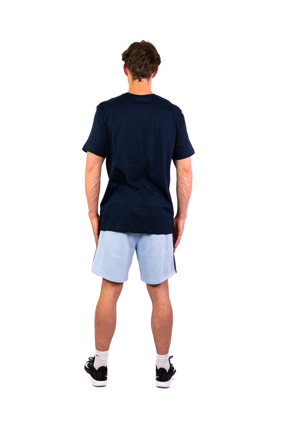 Nike Graphic Sportshirt Heren Donkerblauw M thumbnail 4